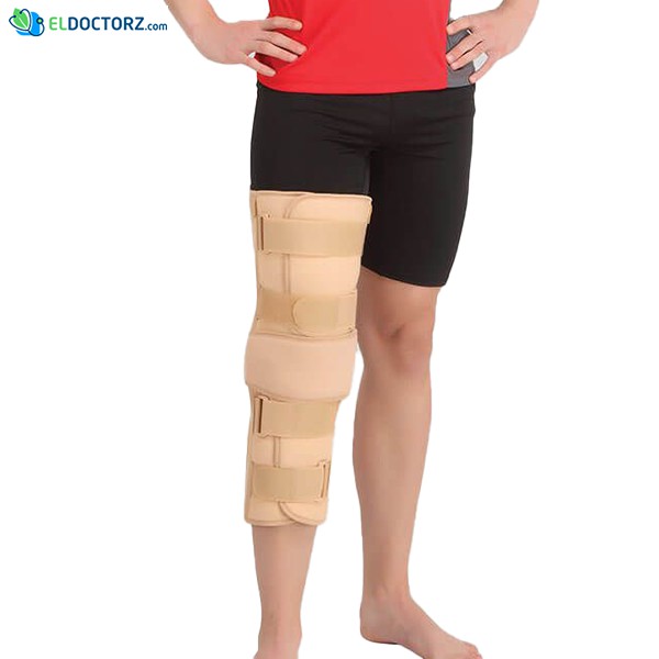 Hinged knee brace